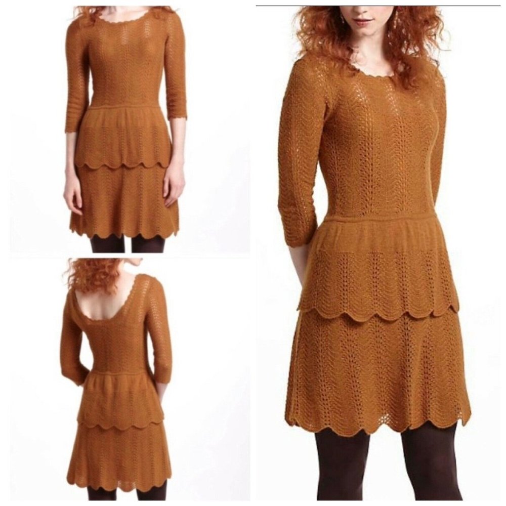 🌻 Knitted & Knotted | Anthropologie Knit Dress